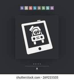 Car sales icon