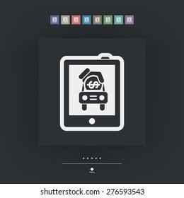 Car sales icon