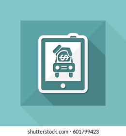Car sales icon