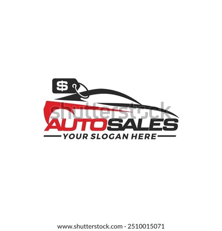 Car sales logo template vector illustration