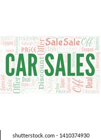 Car Sales Word Cloud. Wordcloud Made With Text.