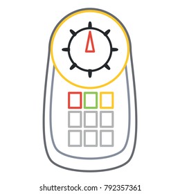 car scanner device icon