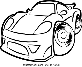 Car SD scale with black stroke.