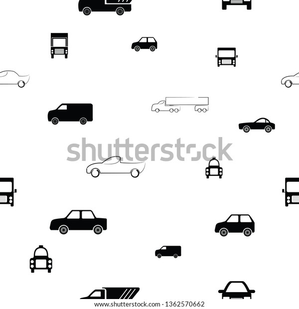 car seamless pattern\
background icon.