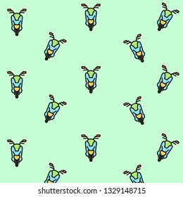 car seamless pattern isolated background. - vector