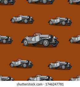 car seamless pattern, simple pattern
