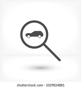 car search icon vector