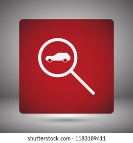 car search icon vector