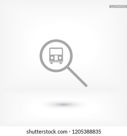 car search icon vector