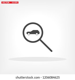 car search icon vector