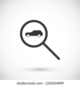 car search icon vector