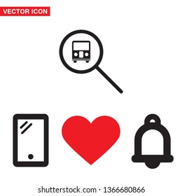 car search icon vector