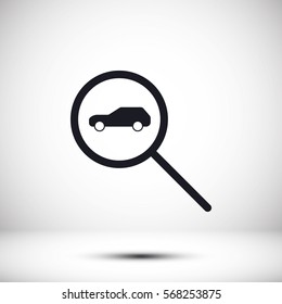 car search icon vector