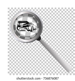 CAR SEARCH ICON VECTOR