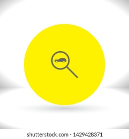car search icon vector . Lorem Ipsum Illustration design