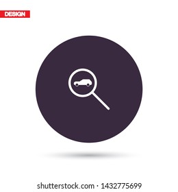 car search icon vector . Lorem Ipsum Illustration design