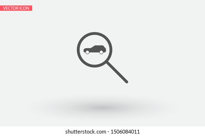 car search icon vector . Lorem Ipsum Illustration design