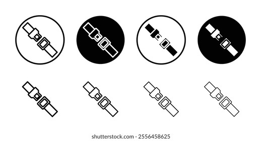 Car seat belt icon Art design illustration