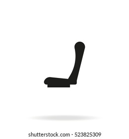 Similar Images, Stock Photos & Vectors of Car seat icon. - 575693065 ...