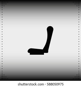 Car seat icon.