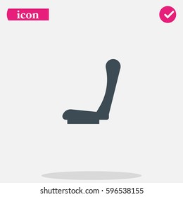 Car seat icon.