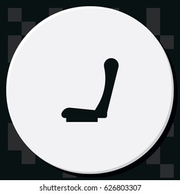 Car seat icon.