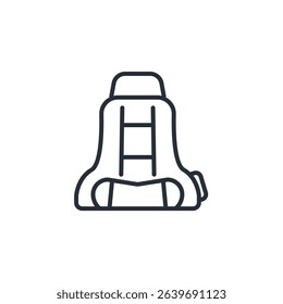 car seat icon collection .design style with background