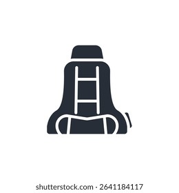 car seat icon collection .design style with background