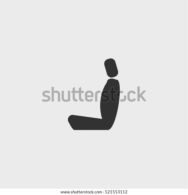 car\
seat icon illustration isolated vector sign\
symbol