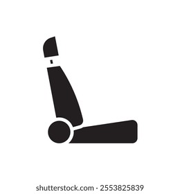 Car seat icon Thin line flat illustration