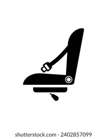 car seat icon, vector best flat icon.
