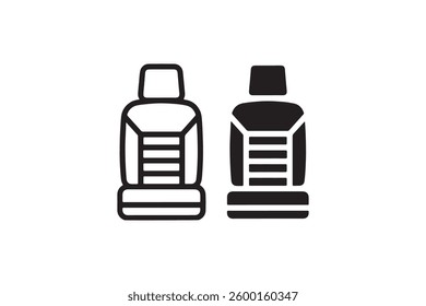 Car Seat Icon . Vector design
