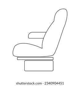 Car seat icon vector illustration symbol design