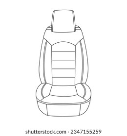 Car seat icon vector illustration symbol design