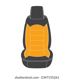 Autositzsymbol, Vektorgrafik-Symboldesign