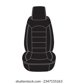 Car seat icon vector illustration symbol design