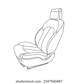 Car seat icon vector illustration symbol design