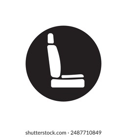 car seat icon vector illustration logo design