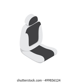 car seat Isometric Vector Illustration Created For Mobile, Web, Decor, Print Products, Application on white background