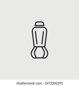 car seat vector icon illustration