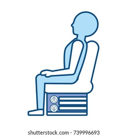 car seat vector illustration