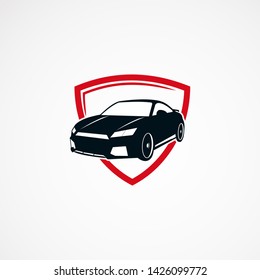 car secure logo designs concept, icon, element, and template for business
