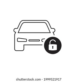 Car security icon design. vector illustration