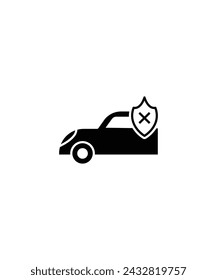 car security icon, vector best flat icon.