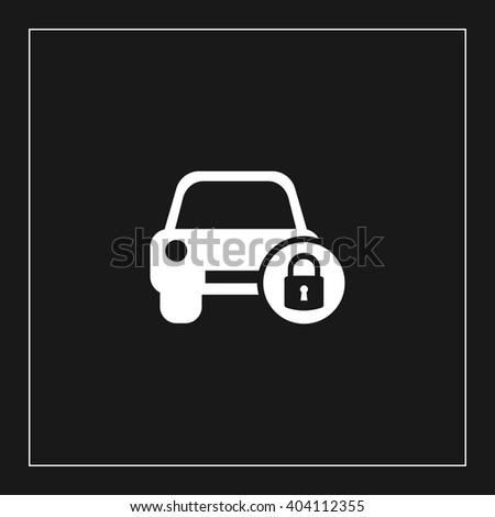 car security icon. car security vector illustration