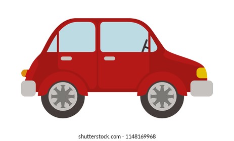 car sedan isolated icon