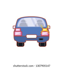 car sedan isolated icon