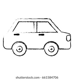 car sedan isolated icon