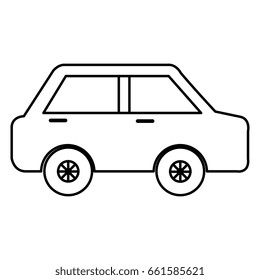 car sedan isolated icon