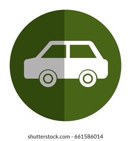 car sedan isolated icon